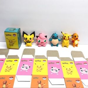 Pokémon keychains lot of 5